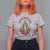 Virgin Mary Feliz Navidad T Shirt For Women Our Lady Virgen De Guadalupe - Wonder Print Shop