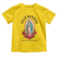 Virgin Mary Feliz Navidad Toddler T Shirt Our Lady Virgen De Guadalupe - Wonder Print Shop