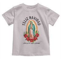 Virgin Mary Feliz Navidad Toddler T Shirt Our Lady Virgen De Guadalupe - Wonder Print Shop