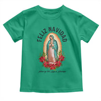 Virgin Mary Feliz Navidad Toddler T Shirt Our Lady Virgen De Guadalupe - Wonder Print Shop