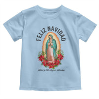 Virgin Mary Feliz Navidad Toddler T Shirt Our Lady Virgen De Guadalupe - Wonder Print Shop