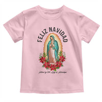 Virgin Mary Feliz Navidad Toddler T Shirt Our Lady Virgen De Guadalupe - Wonder Print Shop