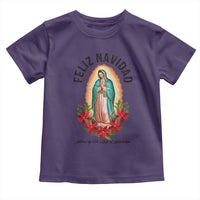 Virgin Mary Feliz Navidad Toddler T Shirt Our Lady Virgen De Guadalupe - Wonder Print Shop