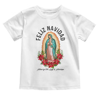 Virgin Mary Feliz Navidad Toddler T Shirt Our Lady Virgen De Guadalupe - Wonder Print Shop