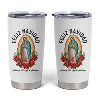 Virgin Mary Feliz Navidad Tumbler Cup Our Lady Virgen De Guadalupe - Wonder Print Shop
