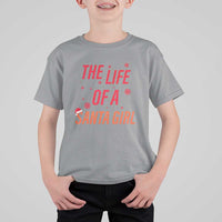 The Life Of A Santa Girl T Shirt For Kid Funny Christmas - Wonder Print Shop