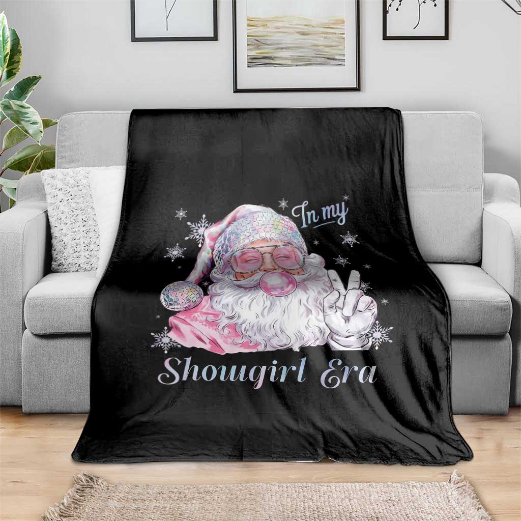 Pink Santa Christmas Throw Blanket Bubble Gum Peace Sign - Wonder Print Shop