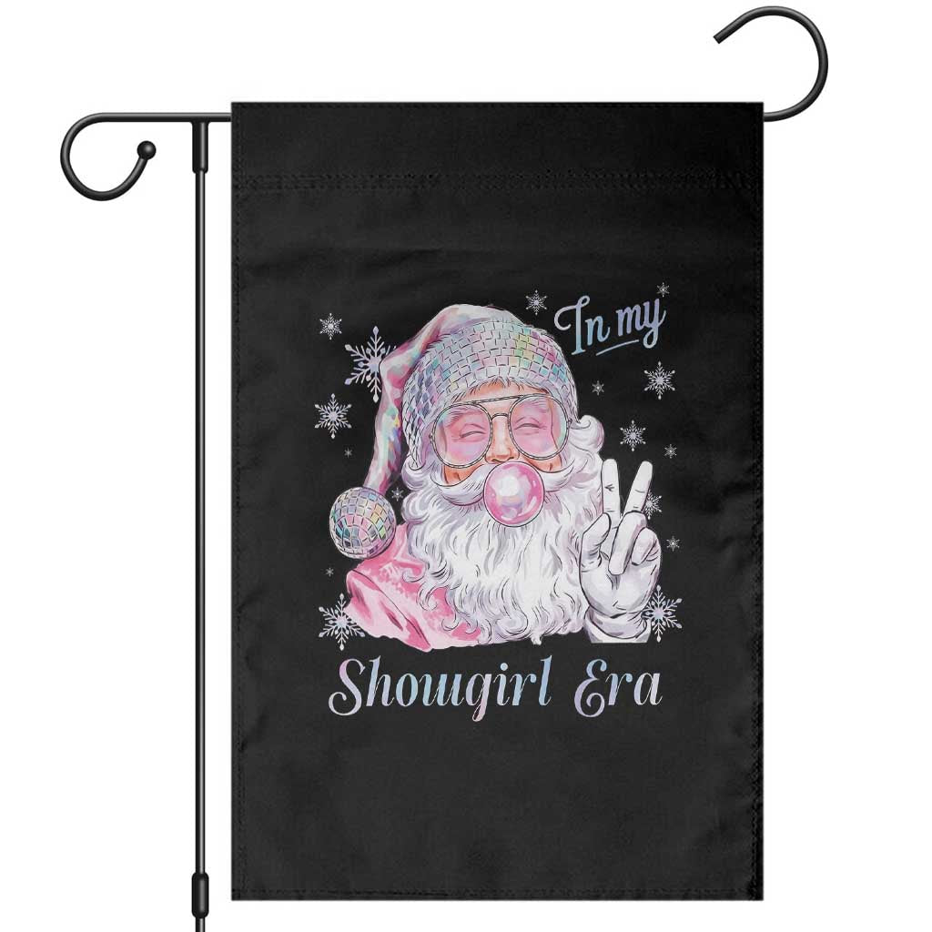 Pink Santa Christmas Garden Flag Bubble Gum Peace Sign - Wonder Print Shop