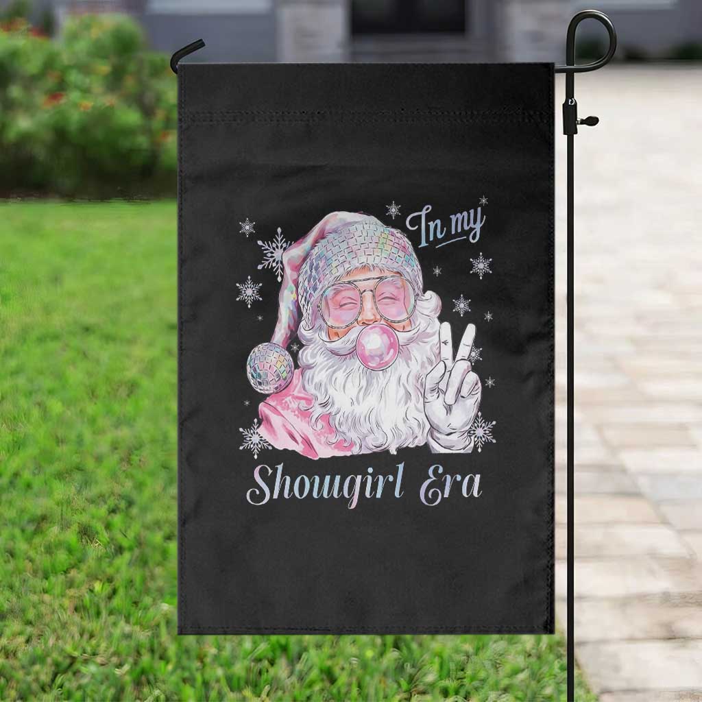 Pink Santa Christmas Garden Flag Bubble Gum Peace Sign - Wonder Print Shop
