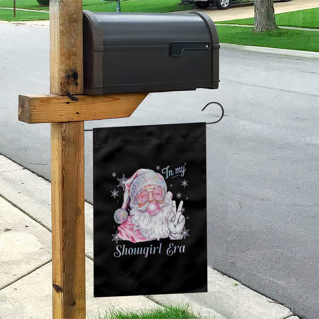 Pink Santa Christmas Garden Flag Bubble Gum Peace Sign - Wonder Print Shop