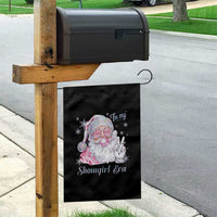Pink Santa Christmas Garden Flag Bubble Gum Peace Sign - Wonder Print Shop