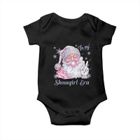 Pink Santa Christmas Baby Onesie Bubble Gum Peace Sign - Wonder Print Shop