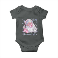 Pink Santa Christmas Baby Onesie Bubble Gum Peace Sign - Wonder Print Shop