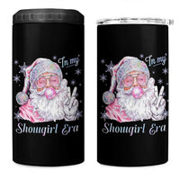 Pink Santa Christmas 4 in 1 Can Cooler Tumbler Bubble Gum Peace Sign - Wonder Print Shop