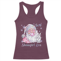 Pink Santa Christmas Racerback Tank Top Bubble Gum Peace Sign - Wonder Print Shop