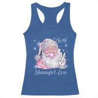 Pink Santa Christmas Racerback Tank Top Bubble Gum Peace Sign - Wonder Print Shop