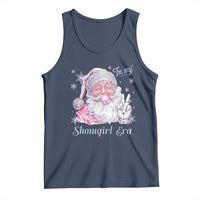 Pink Santa Christmas Tank Top Bubble Gum Peace Sign - Wonder Print Shop