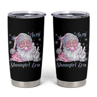 Pink Santa Christmas Tumbler Cup Bubble Gum Peace Sign - Wonder Print Shop