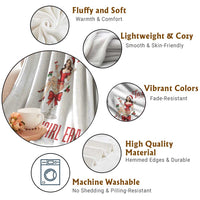 Santa Girls Christmas Throw Blanket In My Costume Era - Wonder Print Shop