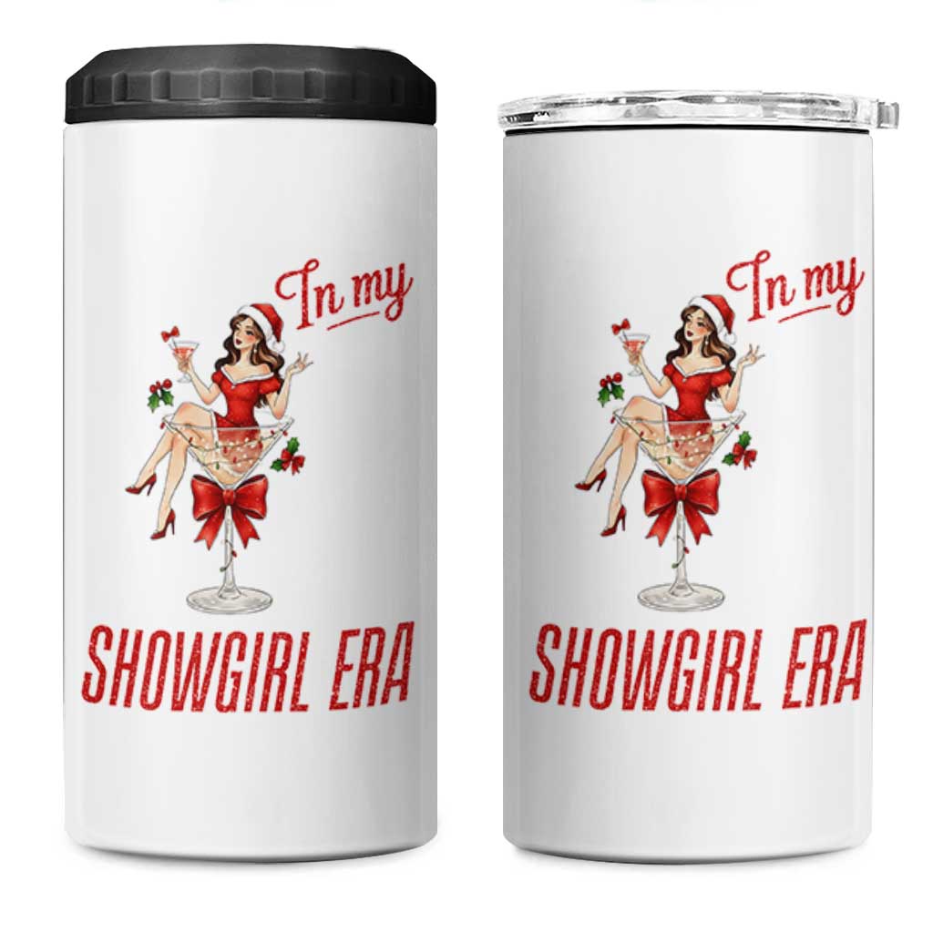 Santa Girls Christmas 4 in 1 Can Cooler Tumbler In My Costume Era - Wonder Print Shop