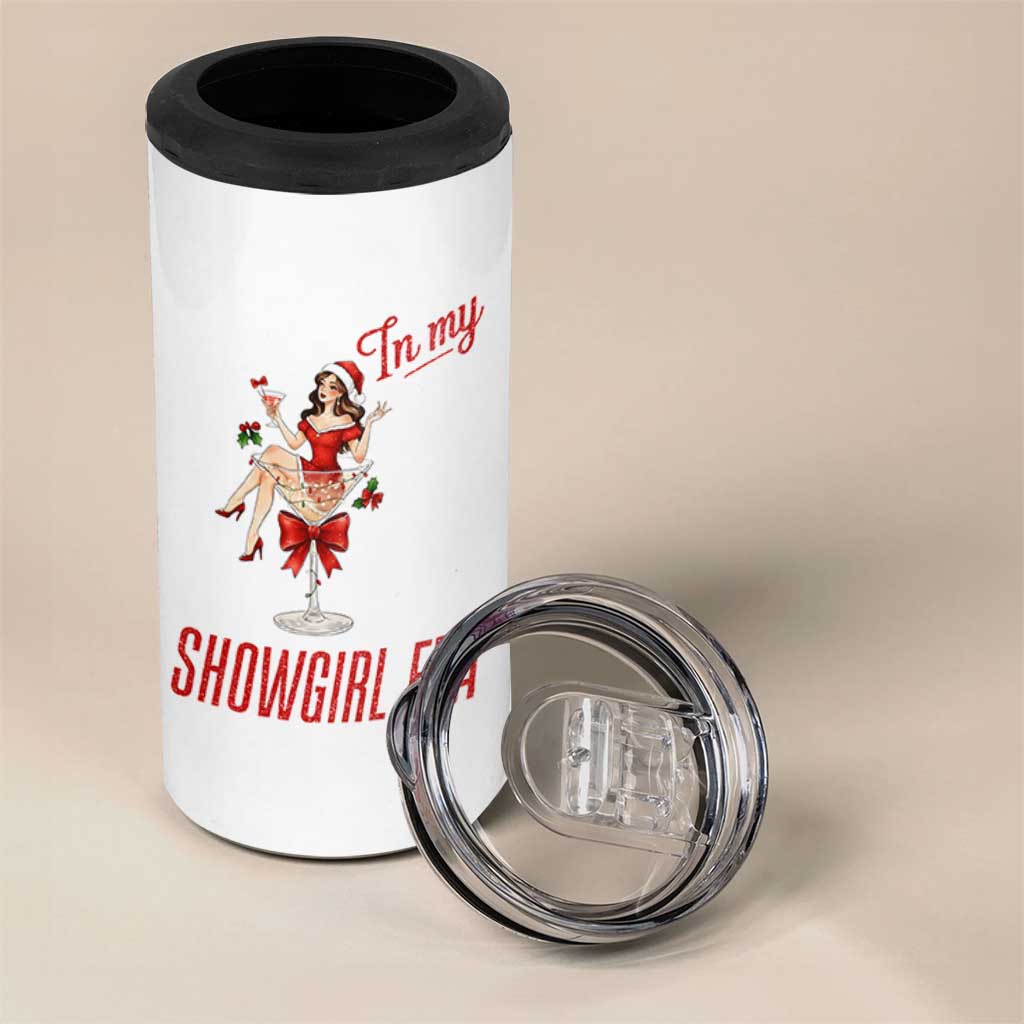Santa Girls Christmas 4 in 1 Can Cooler Tumbler In My Costume Era - Wonder Print Shop