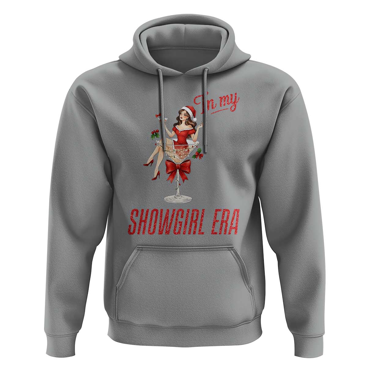 Santa Girls Christmas Hoodie In My Costume Era - Wonder Print Shop
