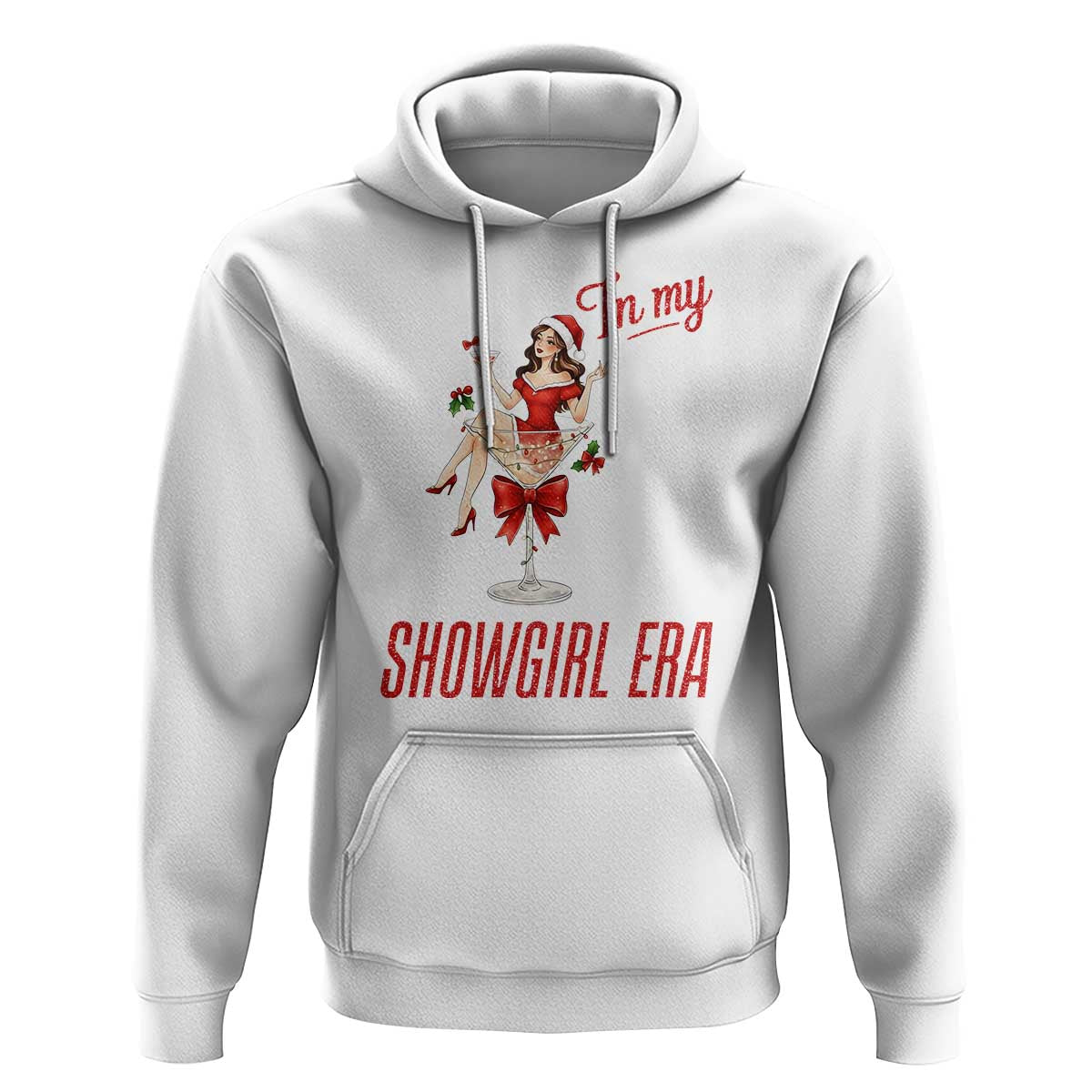 Santa Girls Christmas Hoodie In My Costume Era - Wonder Print Shop