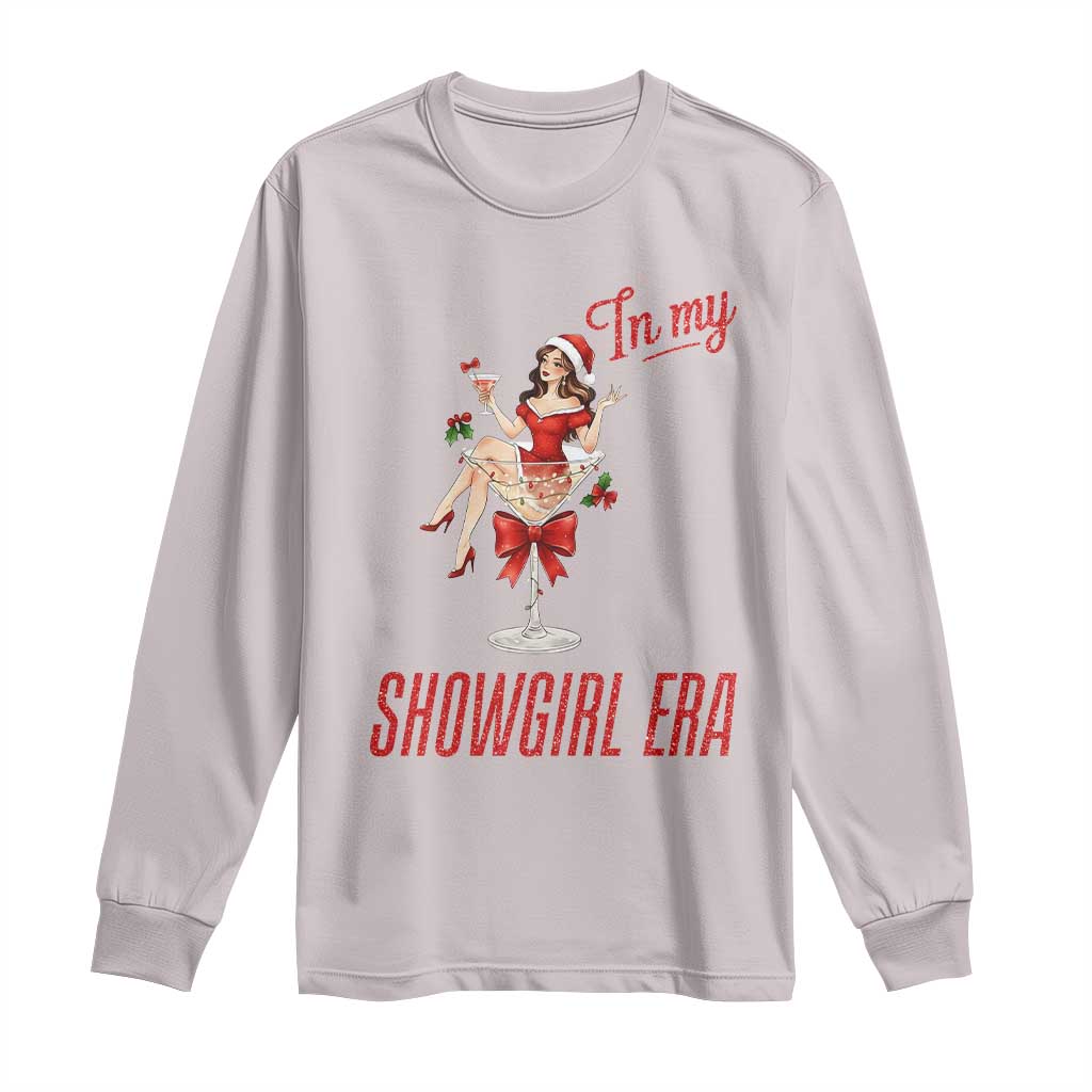 Santa Girls Christmas Long Sleeve Shirt In My Costume Era - Wonder Print Shop
