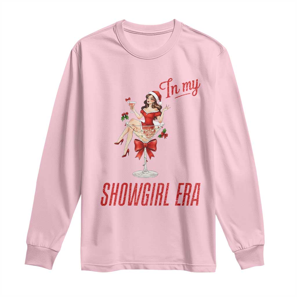 Santa Girls Christmas Long Sleeve Shirt In My Costume Era - Wonder Print Shop