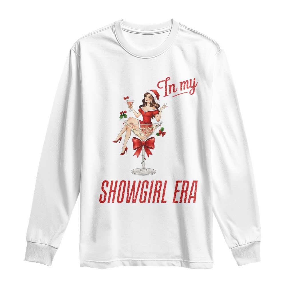 Santa Girls Christmas Long Sleeve Shirt In My Costume Era - Wonder Print Shop