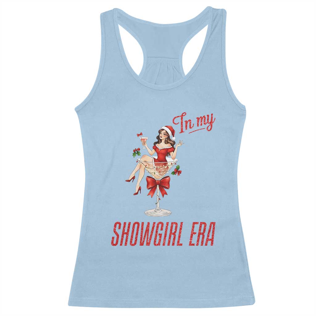 Santa Girls Christmas Racerback Tank Top In My Costume Era - Wonder Print Shop