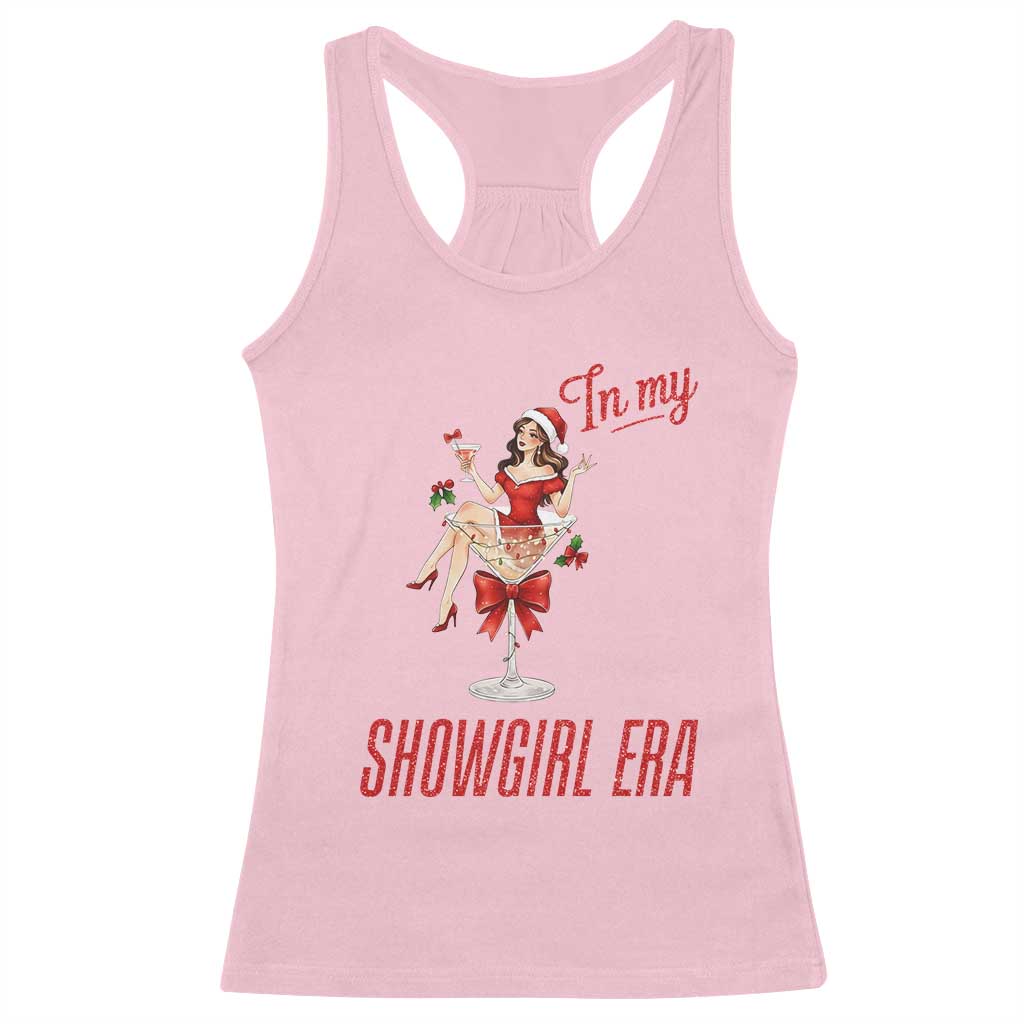Santa Girls Christmas Racerback Tank Top In My Costume Era - Wonder Print Shop