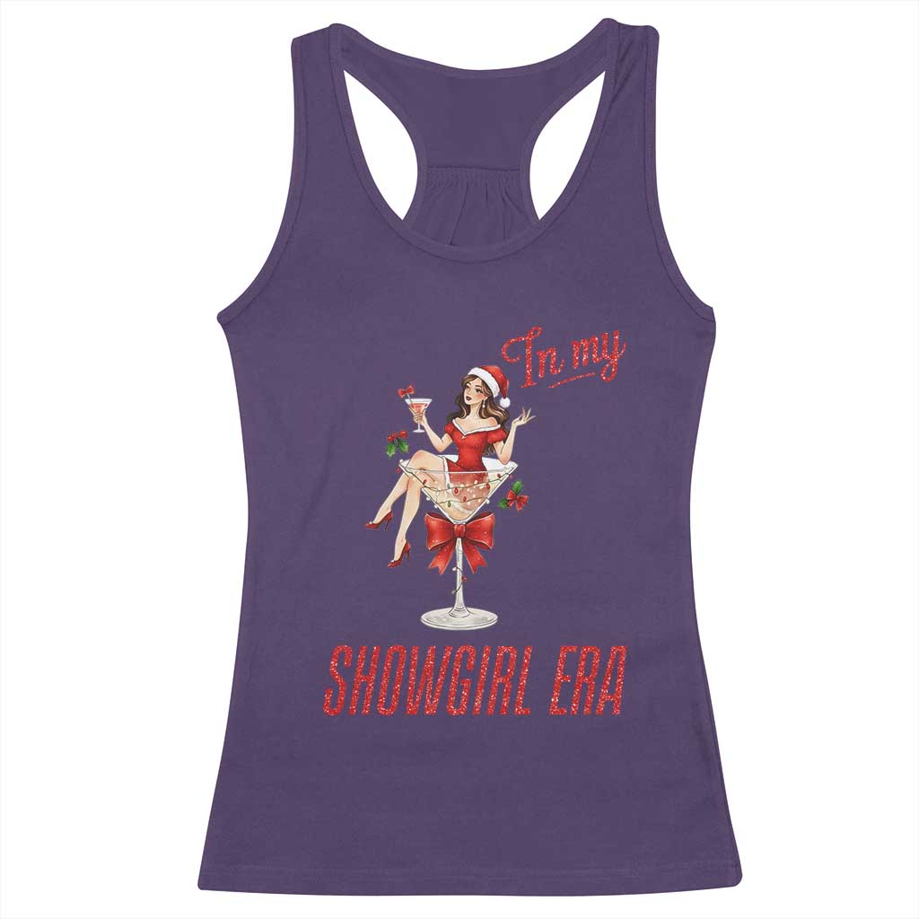 Santa Girls Christmas Racerback Tank Top In My Costume Era - Wonder Print Shop