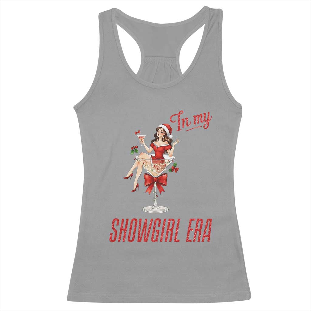 Santa Girls Christmas Racerback Tank Top In My Costume Era - Wonder Print Shop