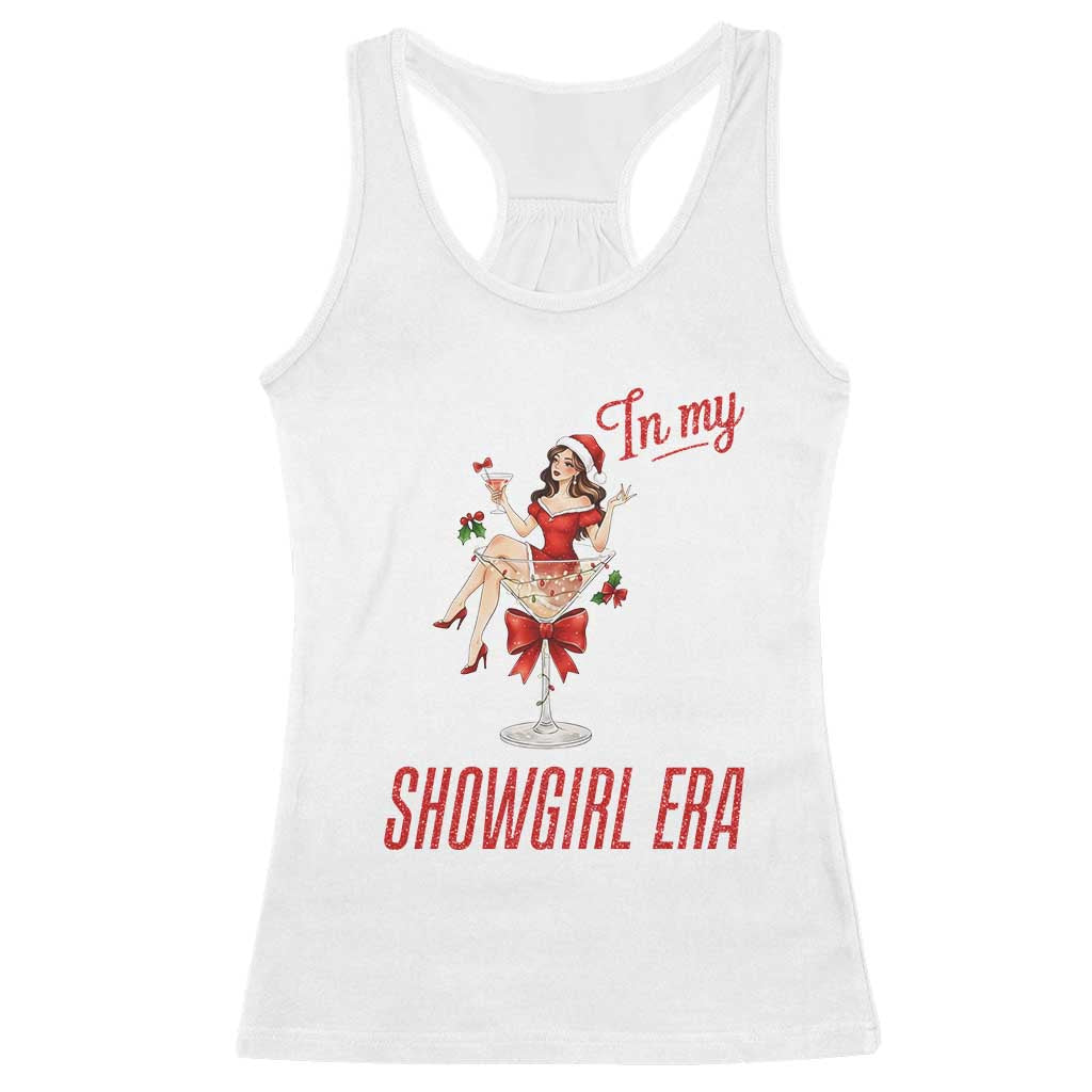 Santa Girls Christmas Racerback Tank Top In My Costume Era - Wonder Print Shop