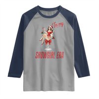 Santa Girls Christmas Raglan Shirt In My Costume Era - Wonder Print Shop