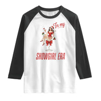 Santa Girls Christmas Raglan Shirt In My Costume Era - Wonder Print Shop