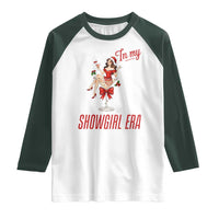 Santa Girls Christmas Raglan Shirt In My Costume Era - Wonder Print Shop