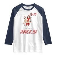 Santa Girls Christmas Raglan Shirt In My Costume Era - Wonder Print Shop
