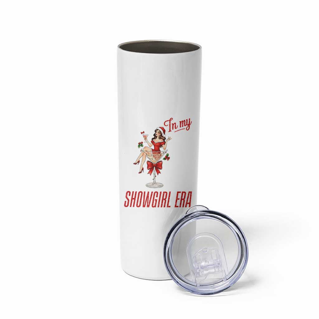 Santa Girls Christmas Skinny Tumbler In My Costume Era - Wonder Print Shop
