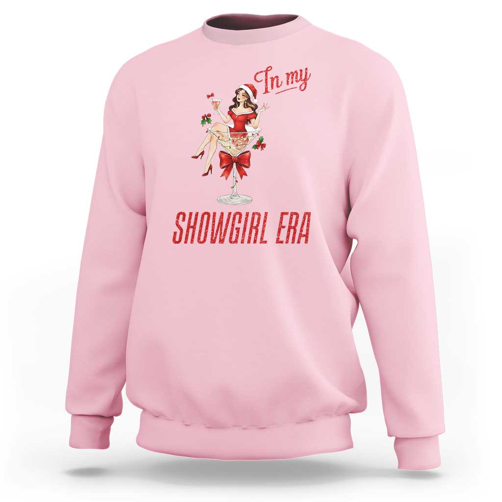 Santa Girls Christmas Sweatshirt In My Costume Era - Wonder Print Shop