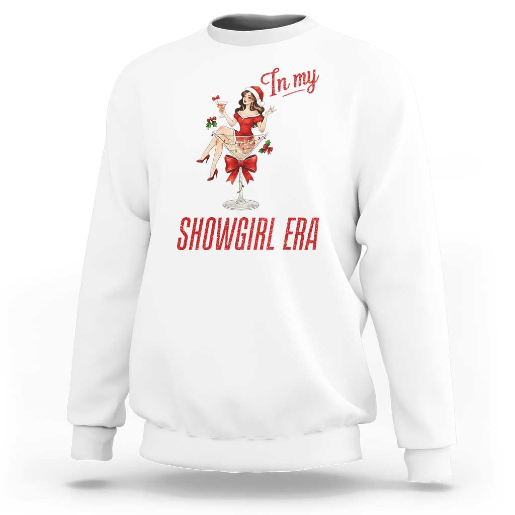 Santa Girls Christmas Sweatshirt In My Costume Era - Wonder Print Shop