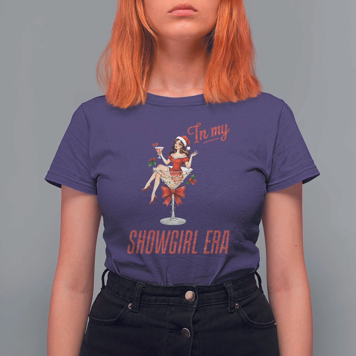 Santa Girls Christmas T Shirt For Women In My Costume Era - Wonder Print Shop