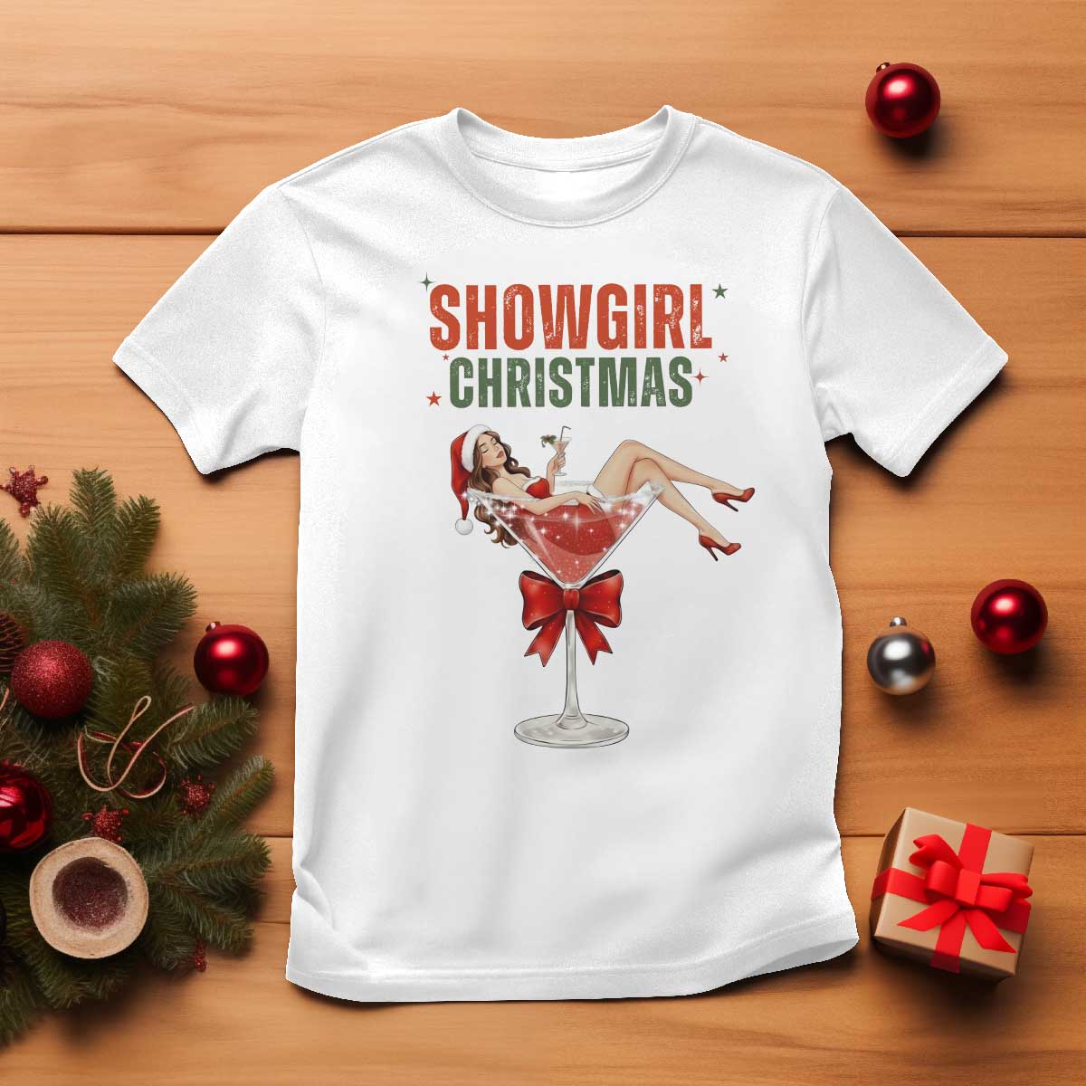 Santa Girls Christmas T Shirt - Wonder Print Shop