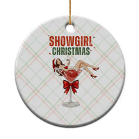 Santa Girls Christmas Ceramic Ornament - Wonder Print Shop