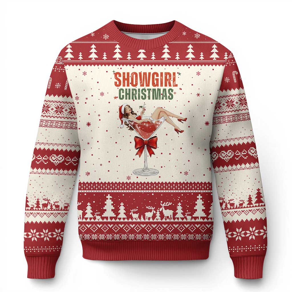 Santa Girls Xmas Ugly Christmas Sweater - Wonder Print Shop