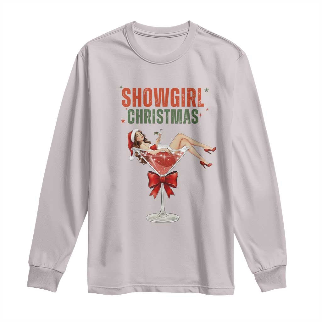 Santa Girls Christmas Long Sleeve Shirt - Wonder Print Shop