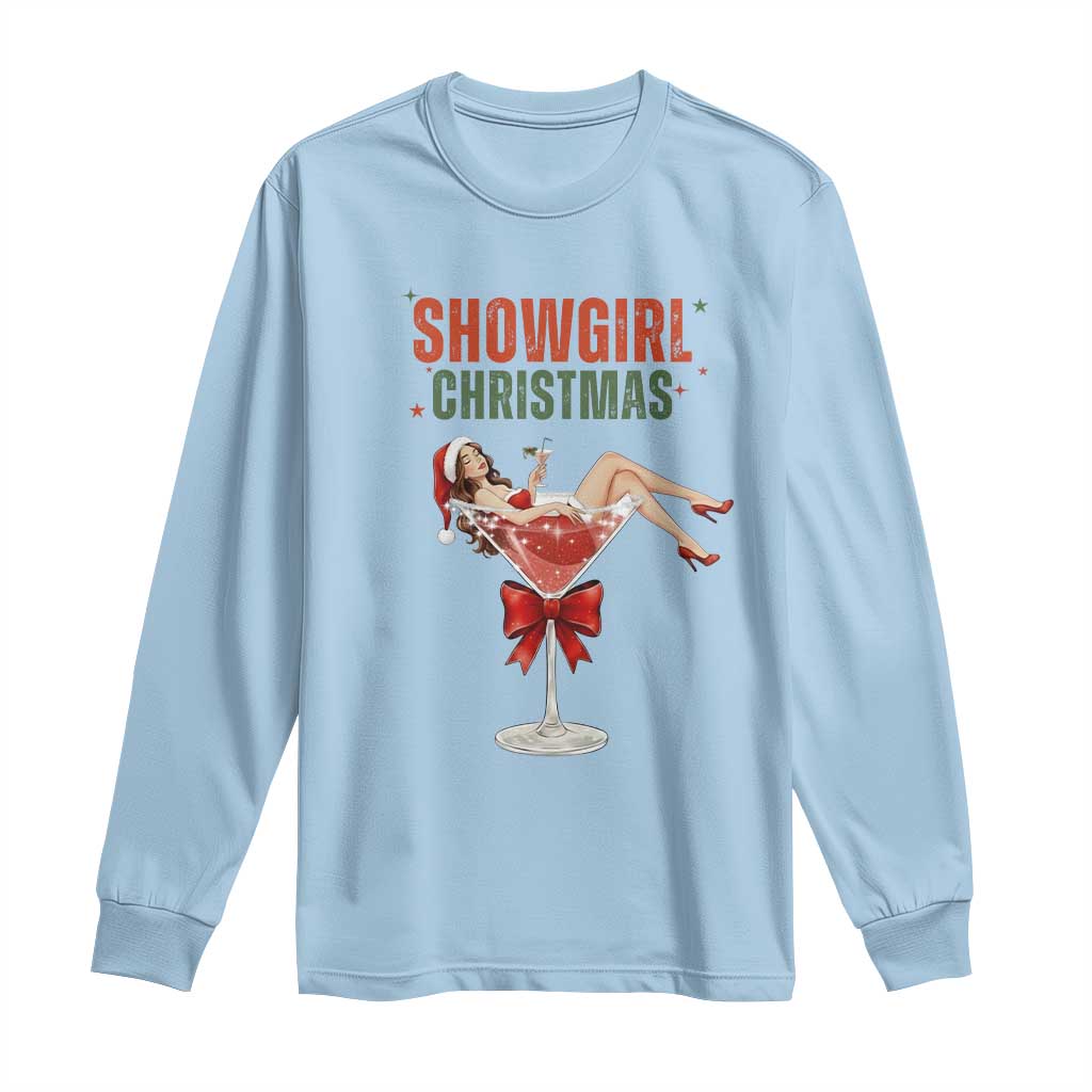Santa Girls Christmas Long Sleeve Shirt - Wonder Print Shop