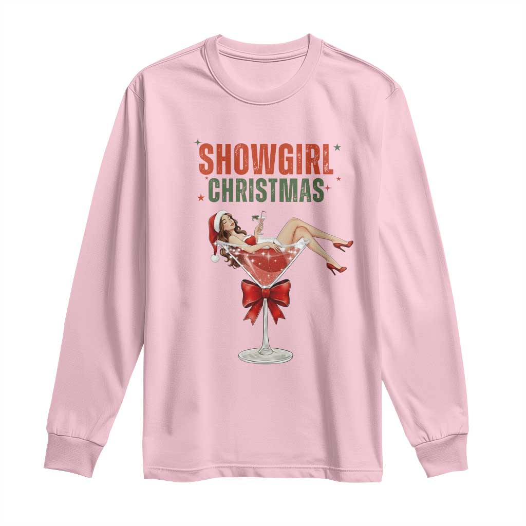 Santa Girls Christmas Long Sleeve Shirt - Wonder Print Shop