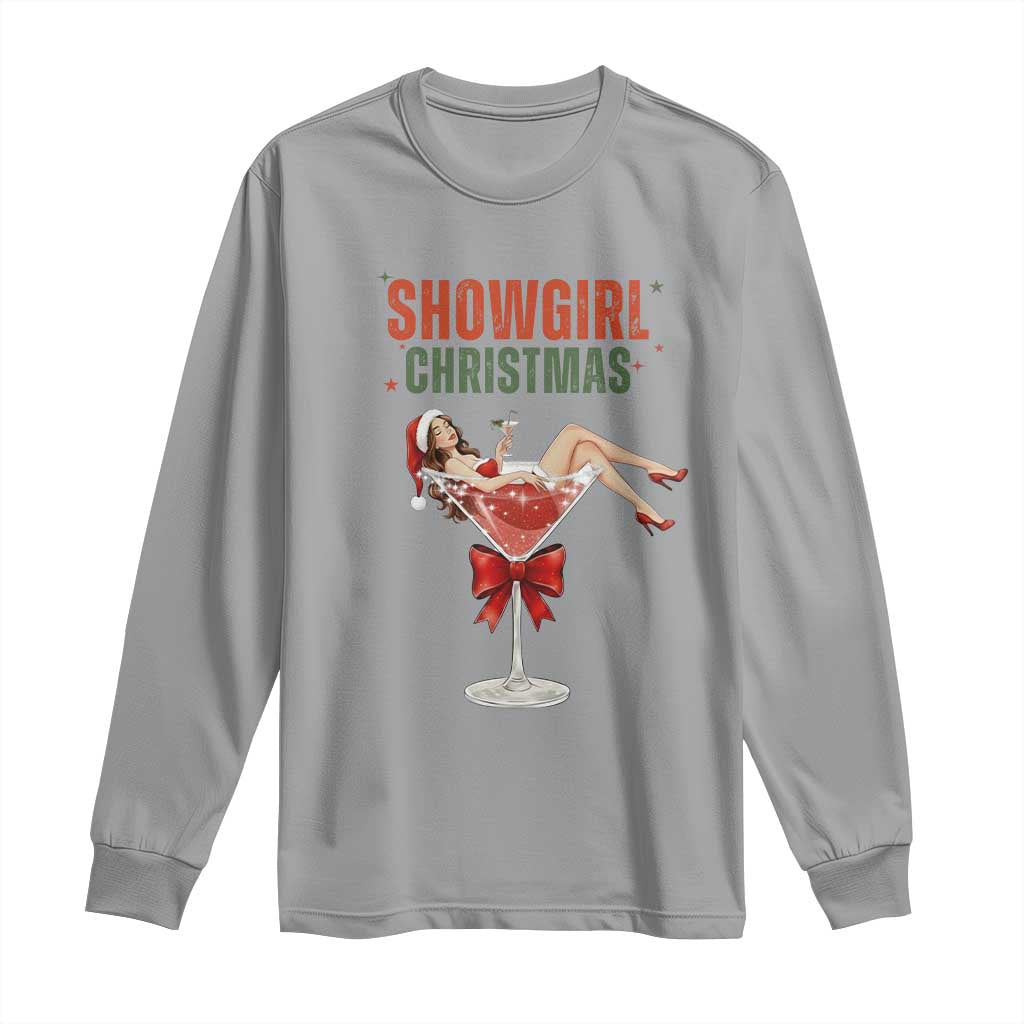Santa Girls Christmas Long Sleeve Shirt - Wonder Print Shop